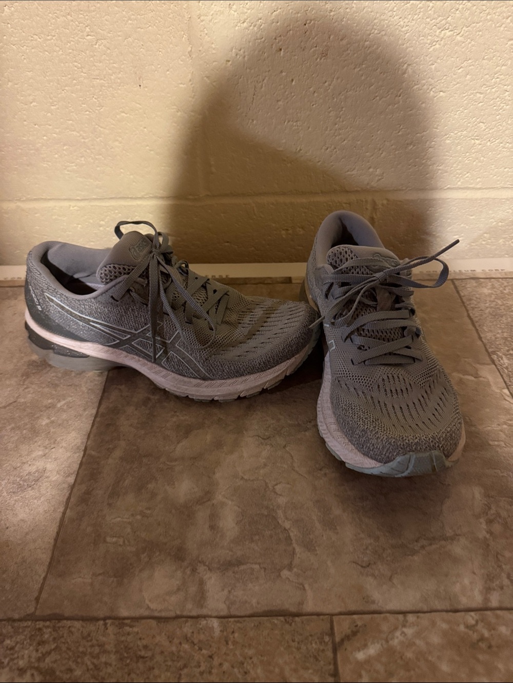 ASICS Women's Light Gray Running Shoes